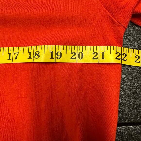 Polo Ralph Lauren Vibrant Orange Crewneck Short Sleeve Cotton T-Shirt Size M - Picture 6 of 7